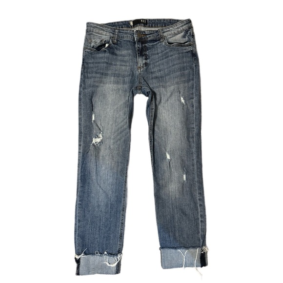 Kut from the Kloth Denim - KUT From the Kloth Catherine Boyfriend Distressed Jeans Women’s 10